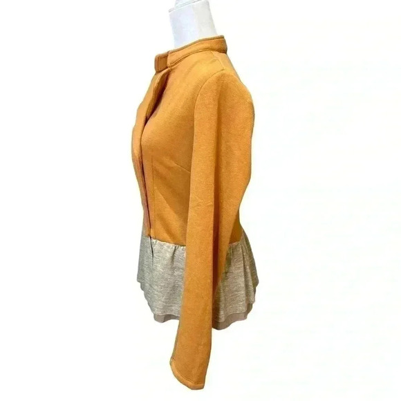 Hem & Thread Small Camel Ruffled Soft Warm
Military Double Breasted Moto - Picture 4 of 7